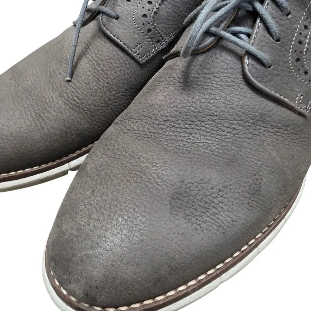 Taupe Sheepskin Men's Dress Shoes